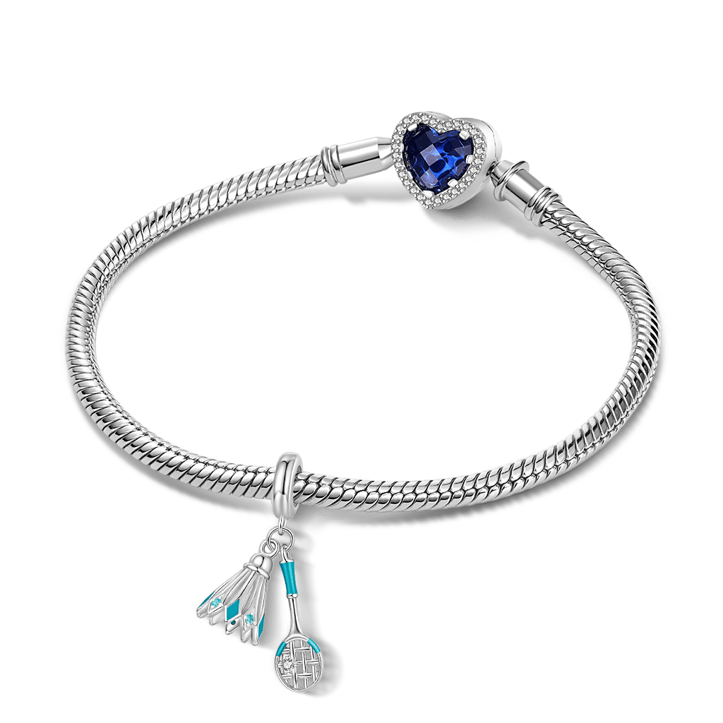 Shuttlecock & Racket Pendant image number 2