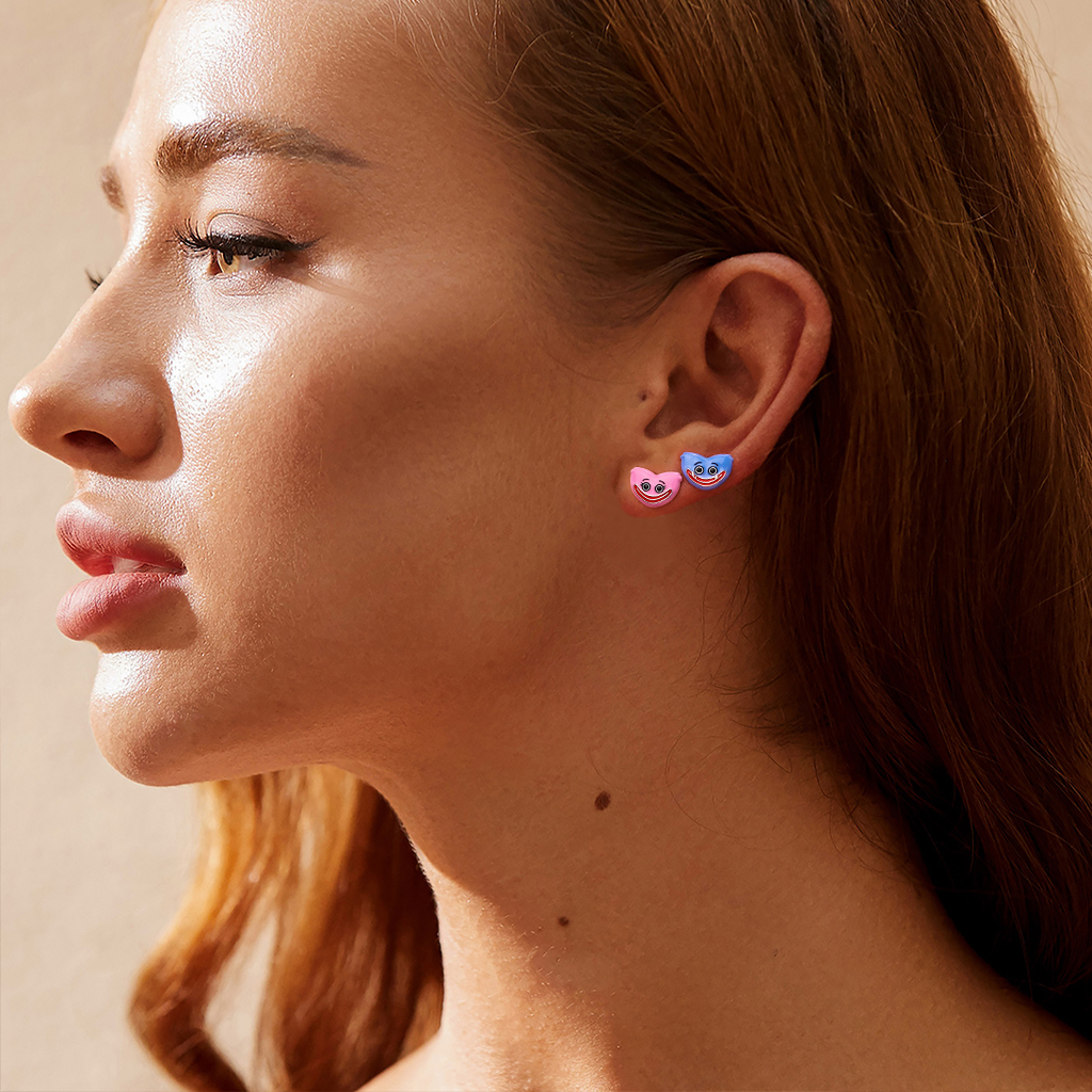 Huggy Wuggy & Kissy Missy Earrings image number 3