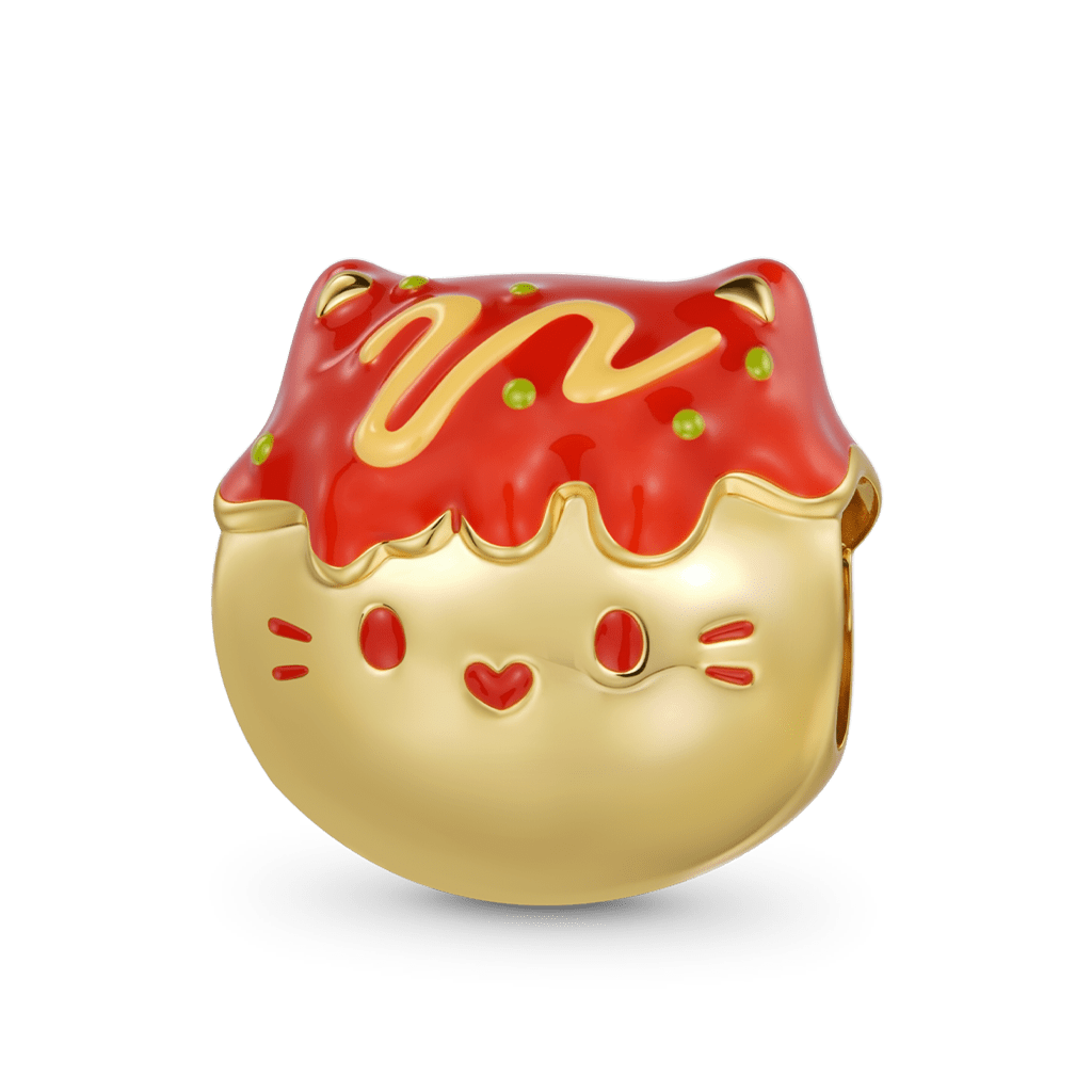 Cat Takoyaki Charm image number 0