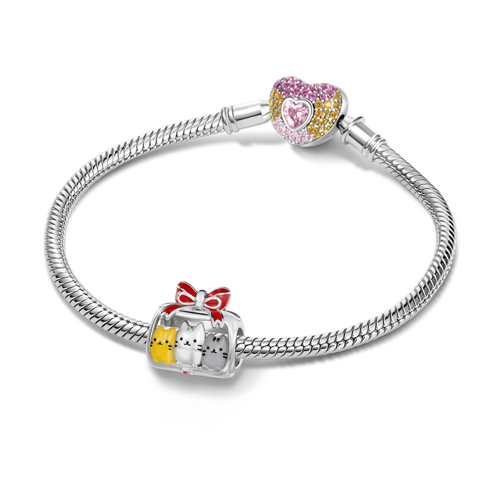 Cats Gift Box Charm image number 2