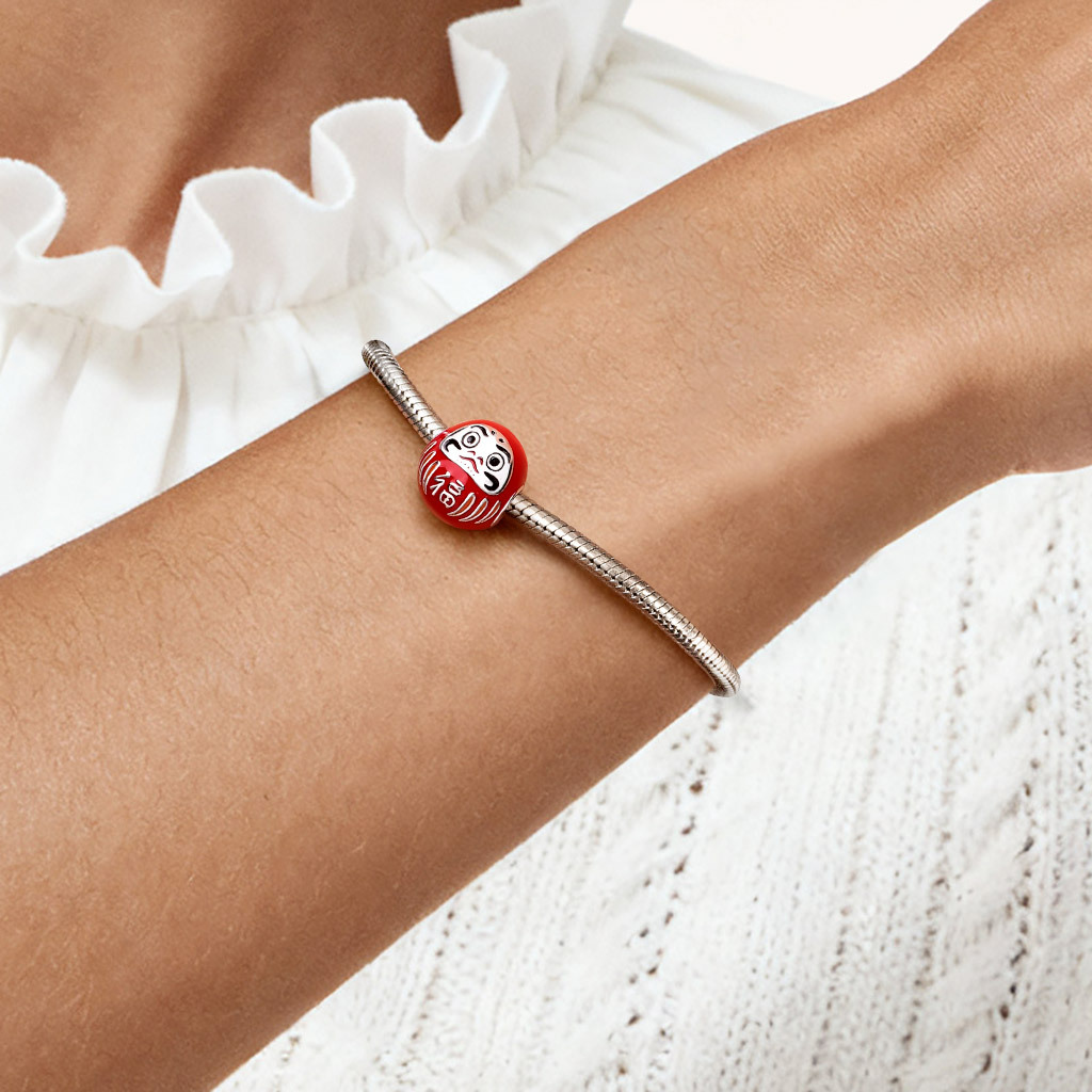 Japanese Daruma Charm image number 1