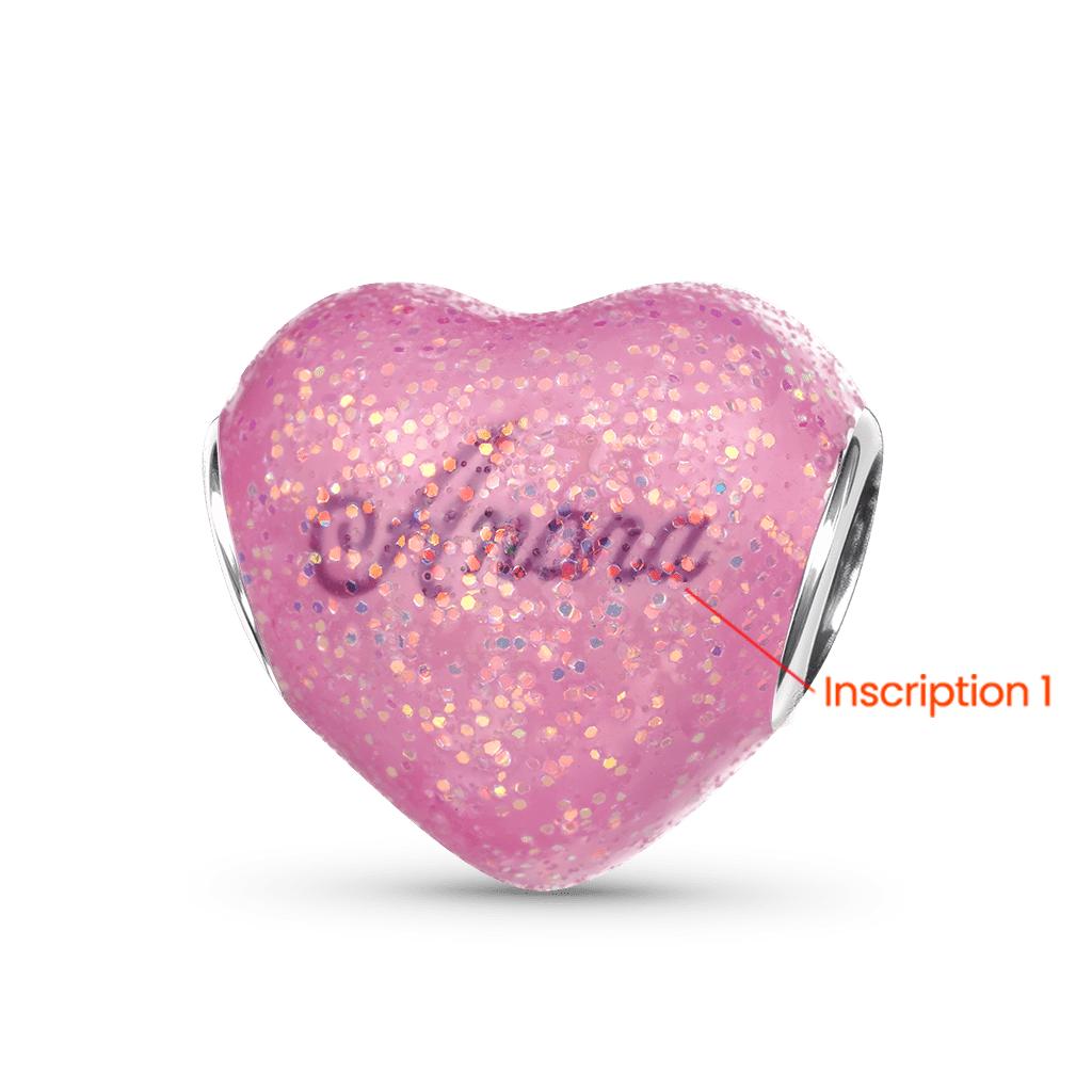 Heart Engravable Charm image number 1