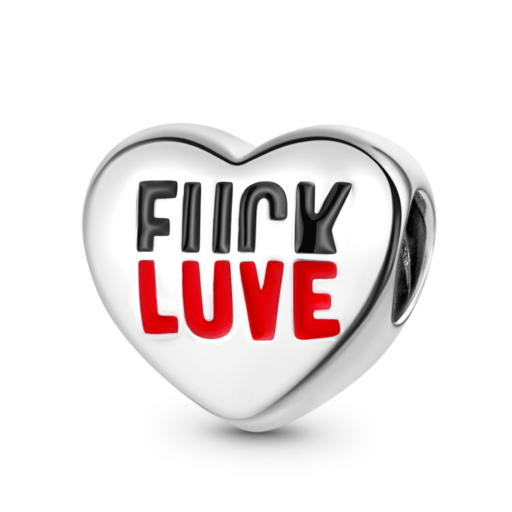 Fuck Love Engravable Charm image number 0