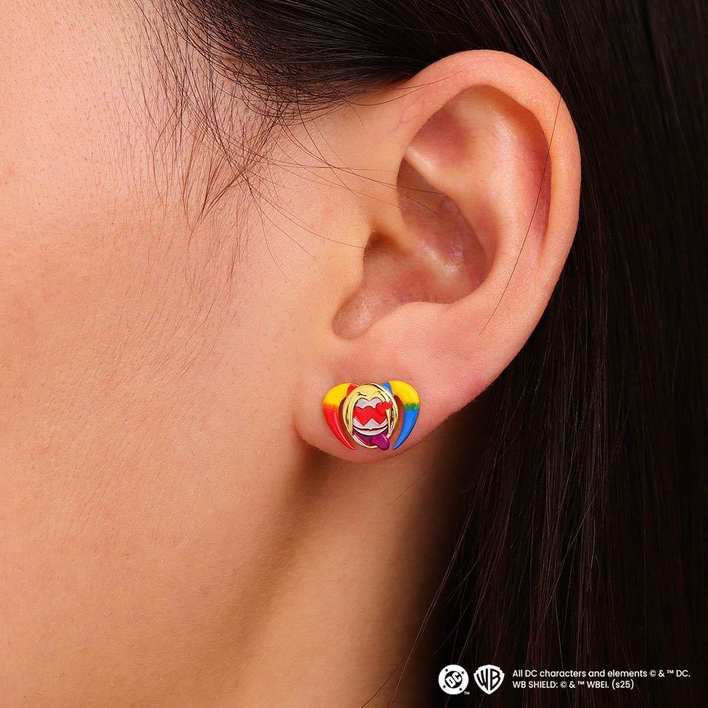 Harley Quinn Stud Earrings image number 1