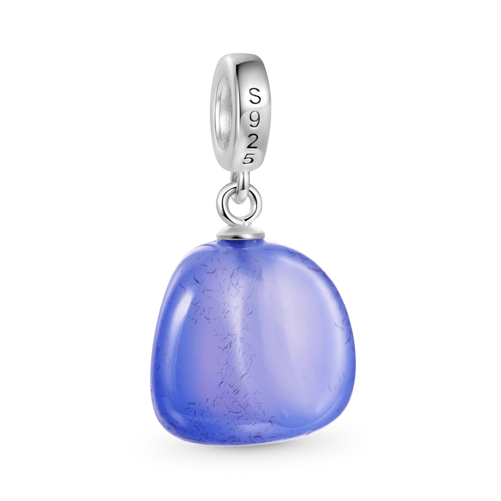 Blue Pet Stone Pendant image number 4