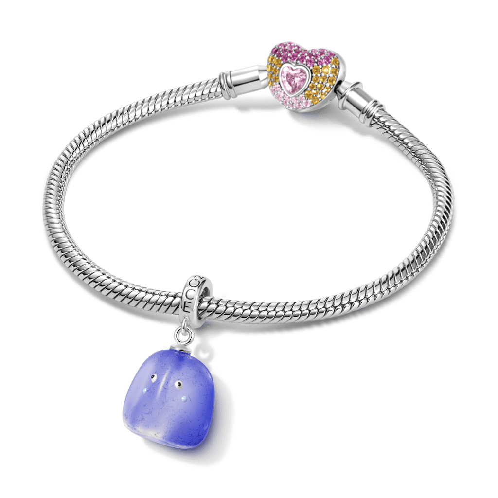 Blue Pet Stone Pendant image number 2