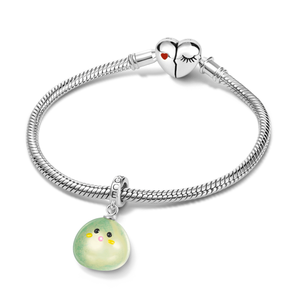 Pastel Green Pet Stone Pendant image number 2