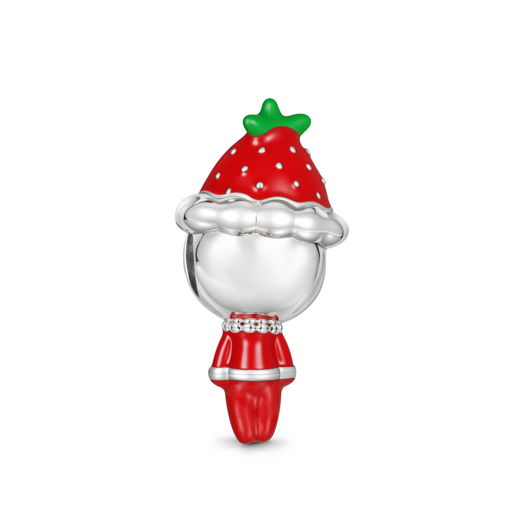 Christmas Strawberry Doll Charm image number 4