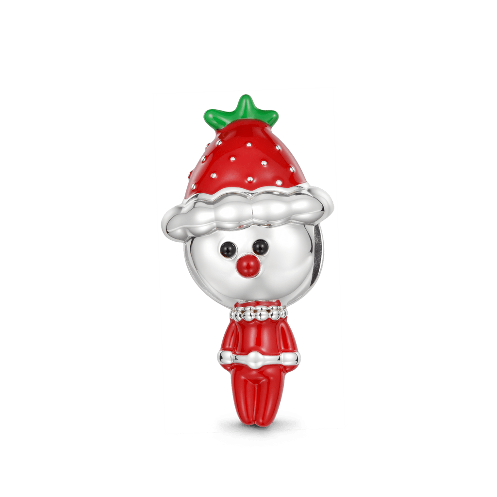 Christmas Strawberry Doll Charm image number 0