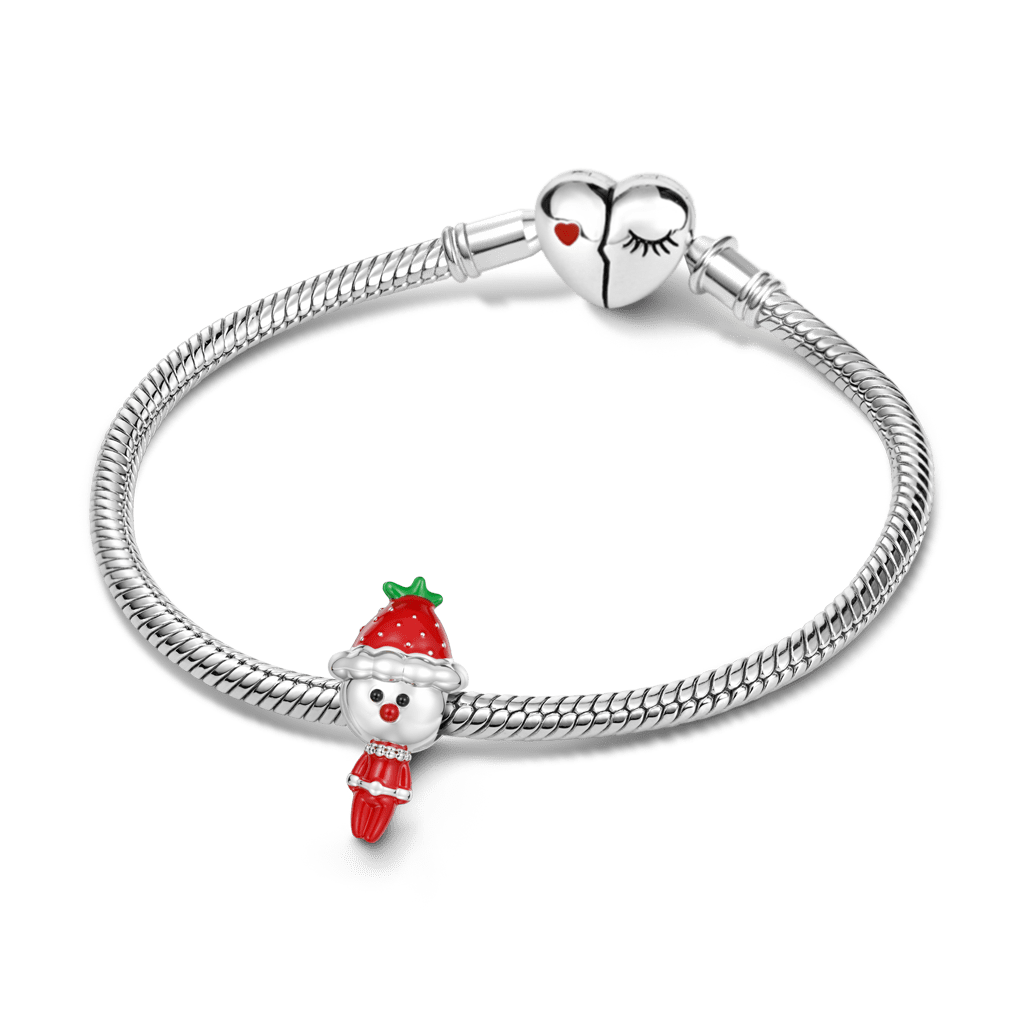 Christmas Strawberry Doll Charm image number 2