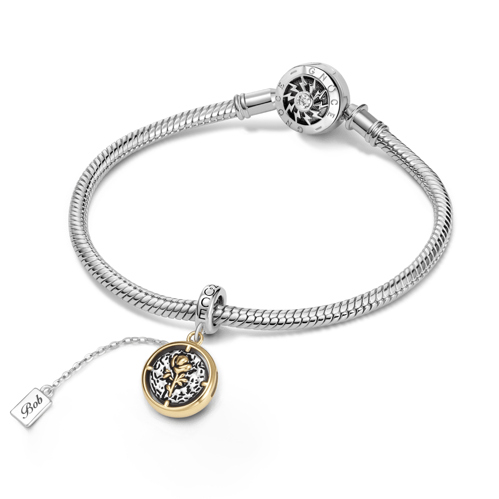 Engravable Rose Pendant image number 2