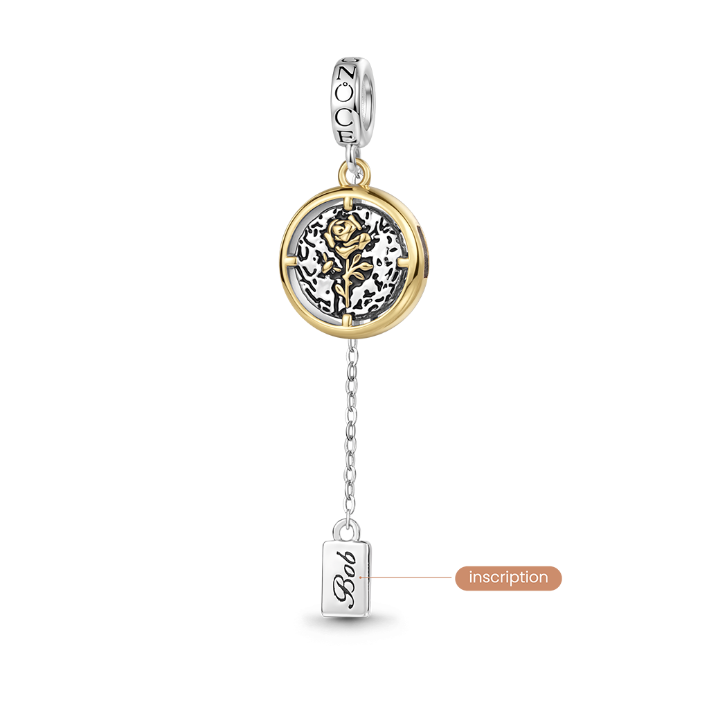 Engravable Rose Pendant image number 4