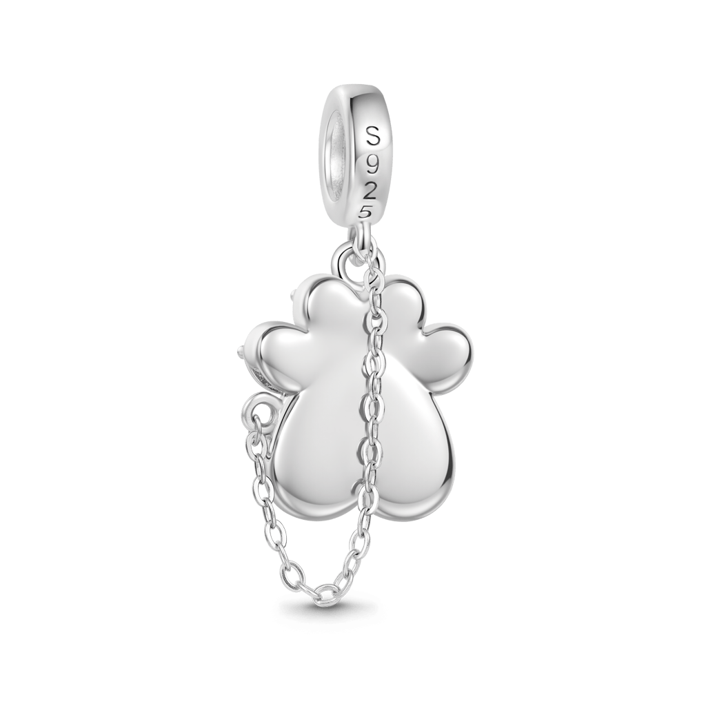 Pet Paw Birthstone Pendant image number 5