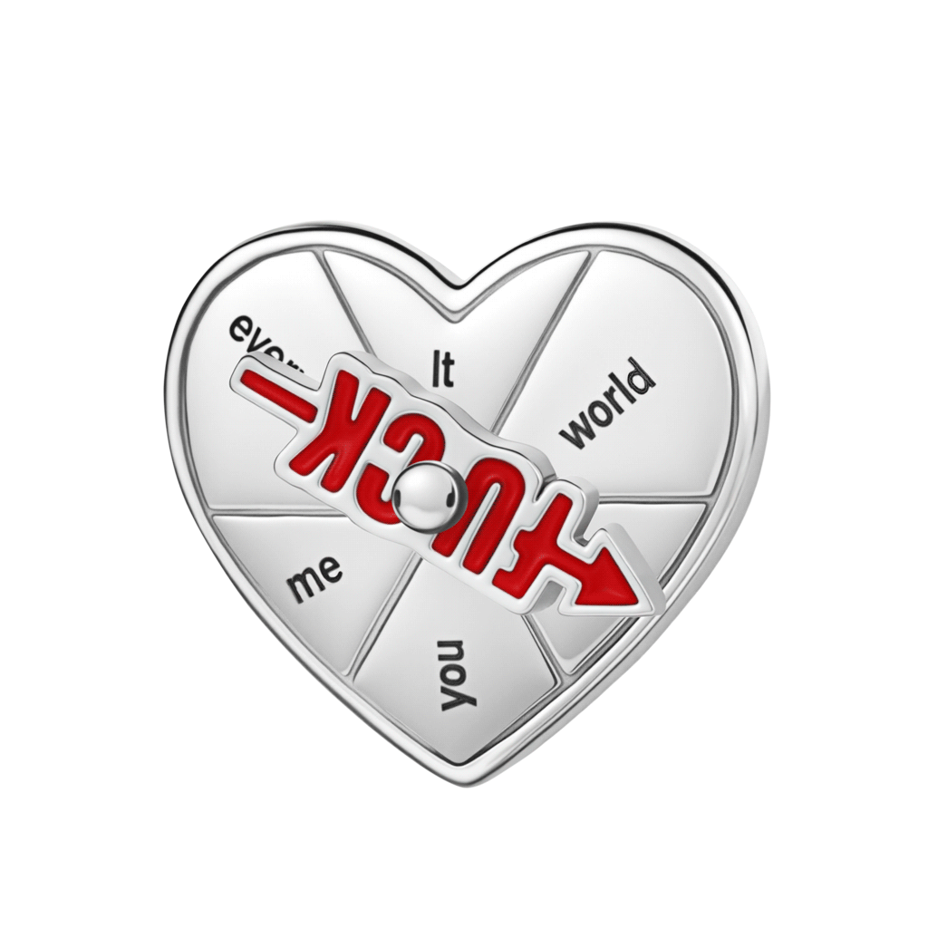 Turntable 'FUCK' Charm image number 0