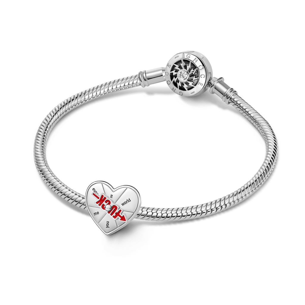 Turntable 'FUCK' Charm image number 3