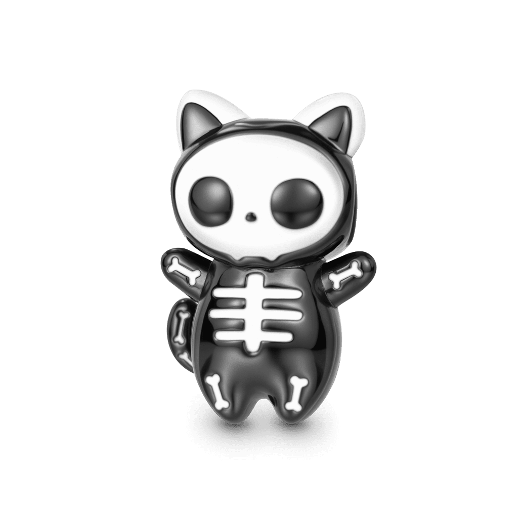 Skull Cat Charm image number 0