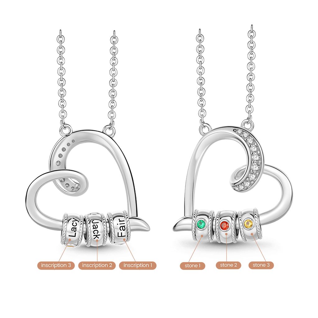 Heart Openable Necklace image number 1