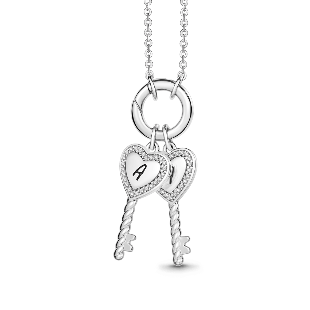 Heart Key Necklace image number 0