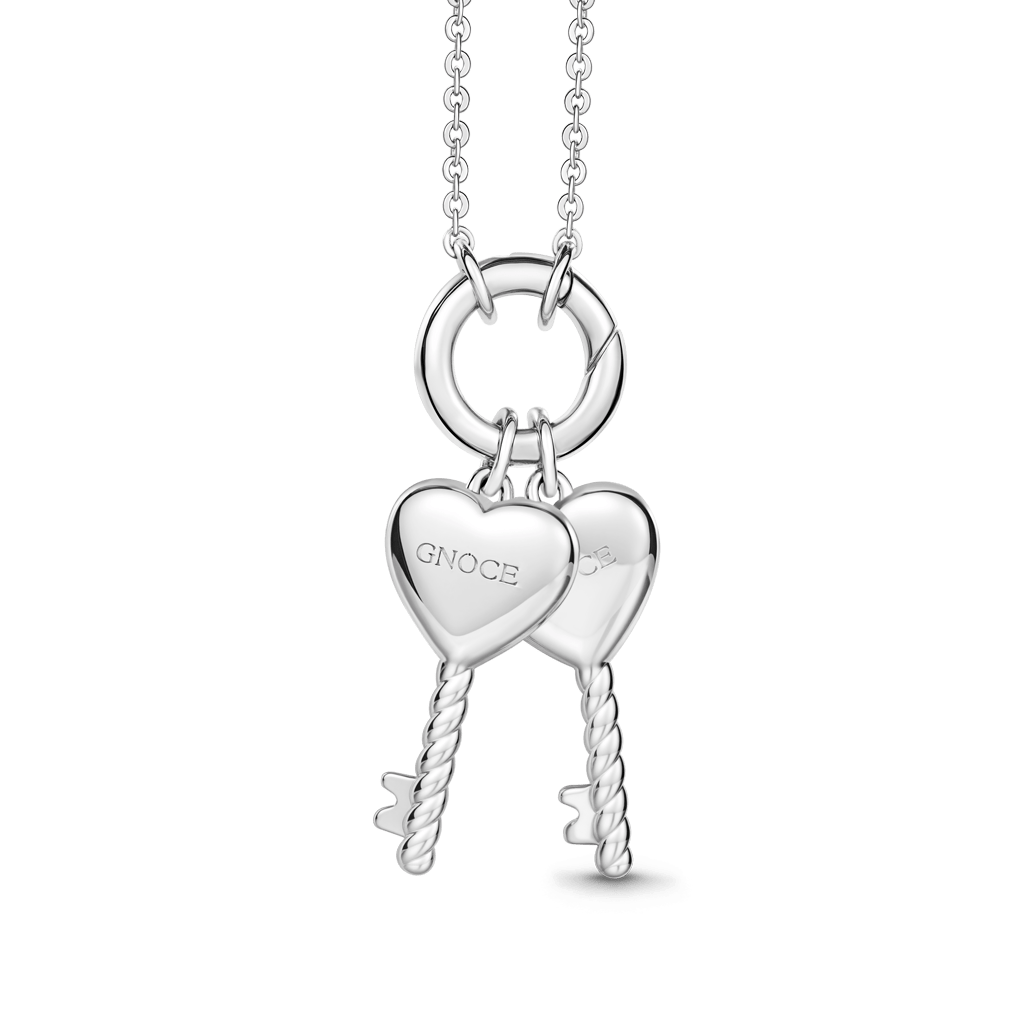 Heart Key Necklace image number 4