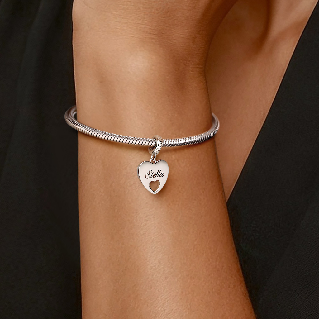 Heart Engravable Pendant image number 2