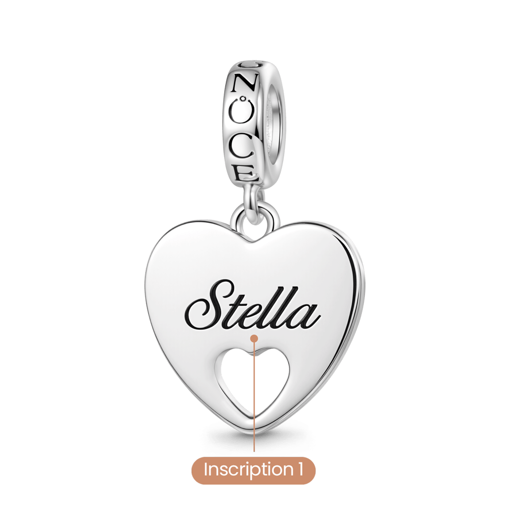 Heart Engravable Pendant image number 1