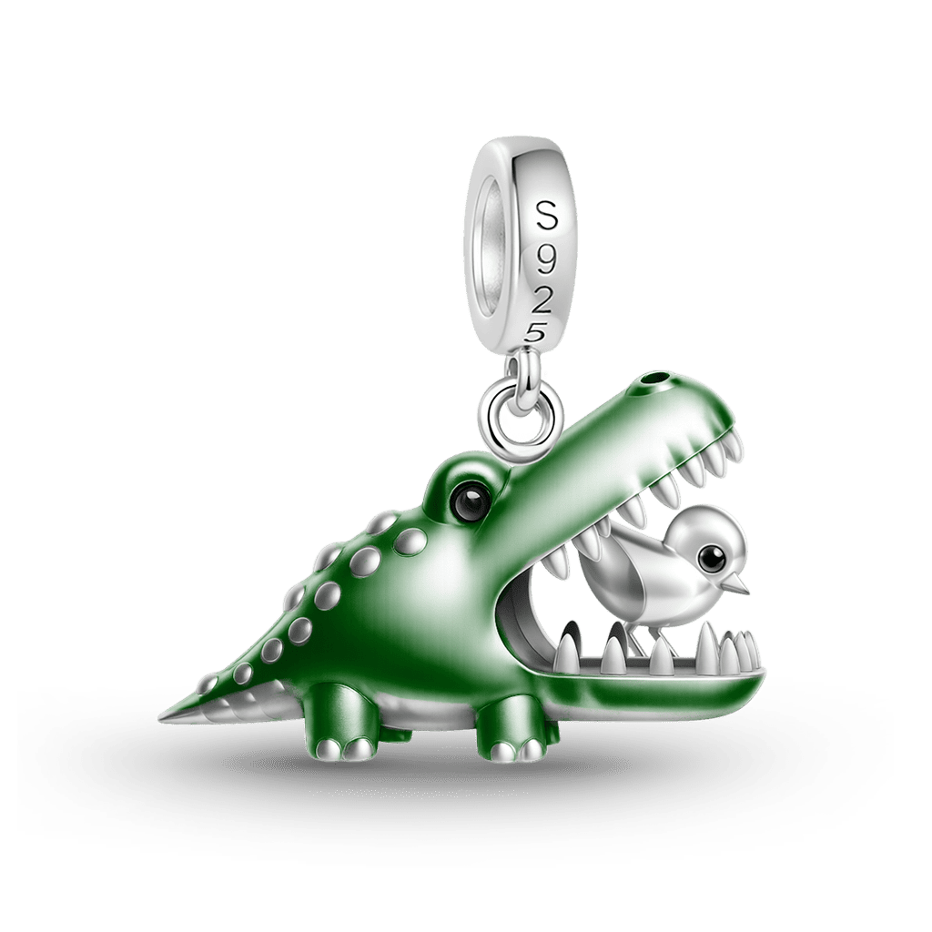 Toothpick Bird Crocodile Pendant image number 4