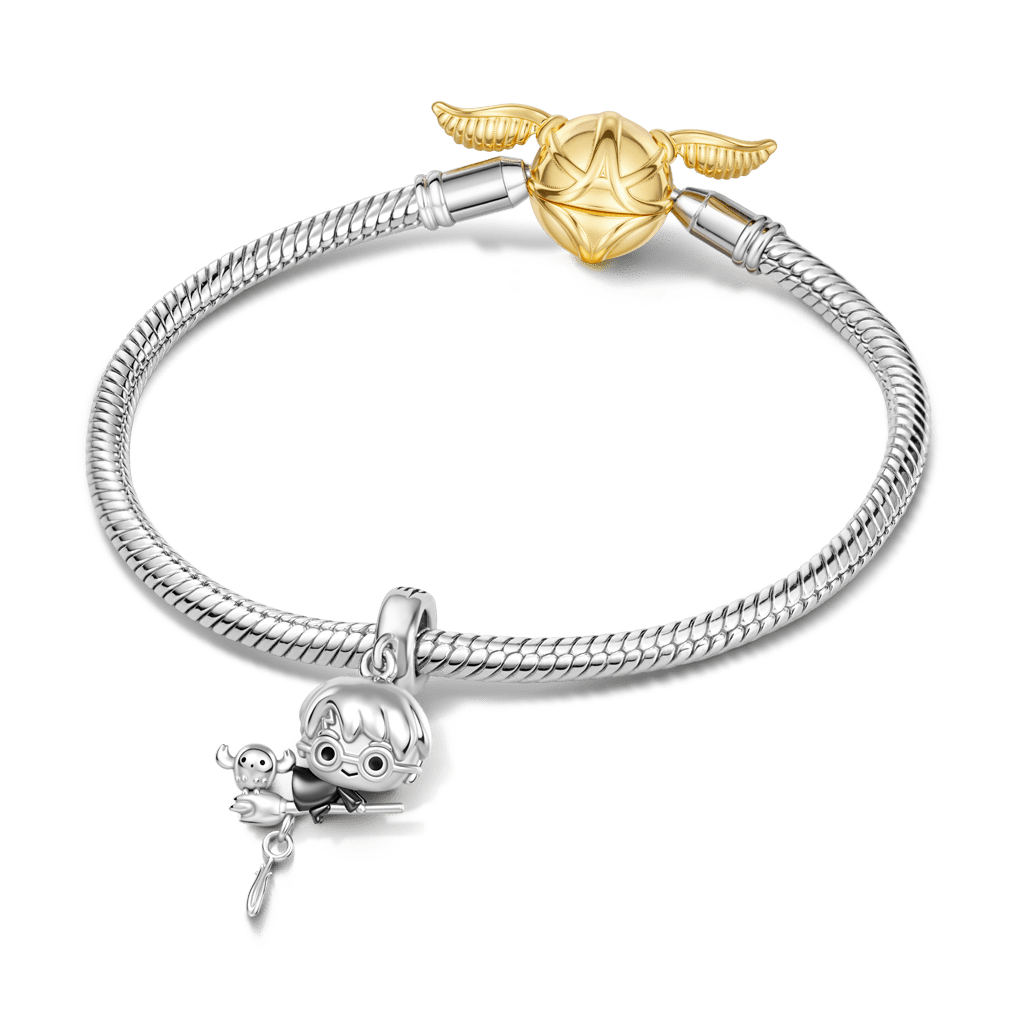 Harry Potter Riding A Broom Pendant image number 2