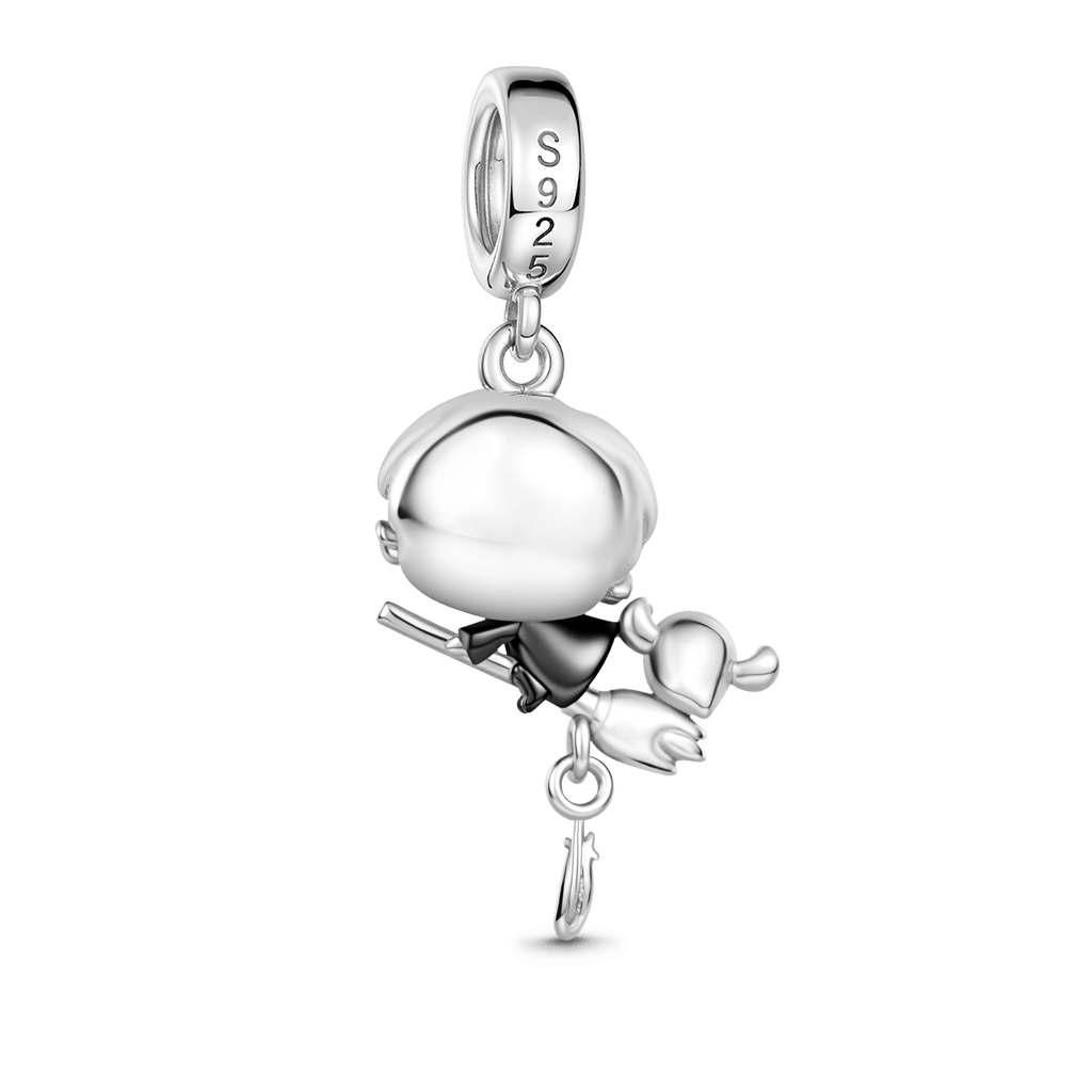 Harry Potter Riding A Broom Pendant image number 4