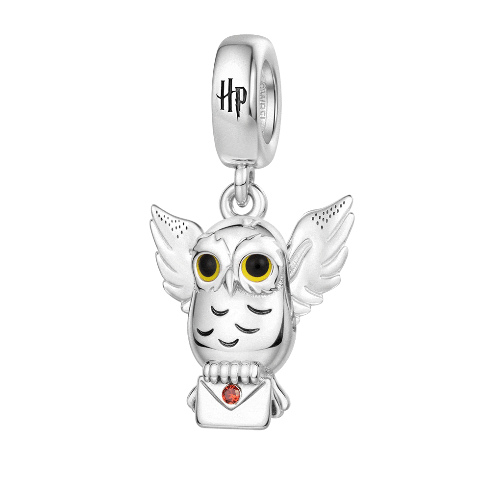 Hedwig Snow Owl Pendant image number 0