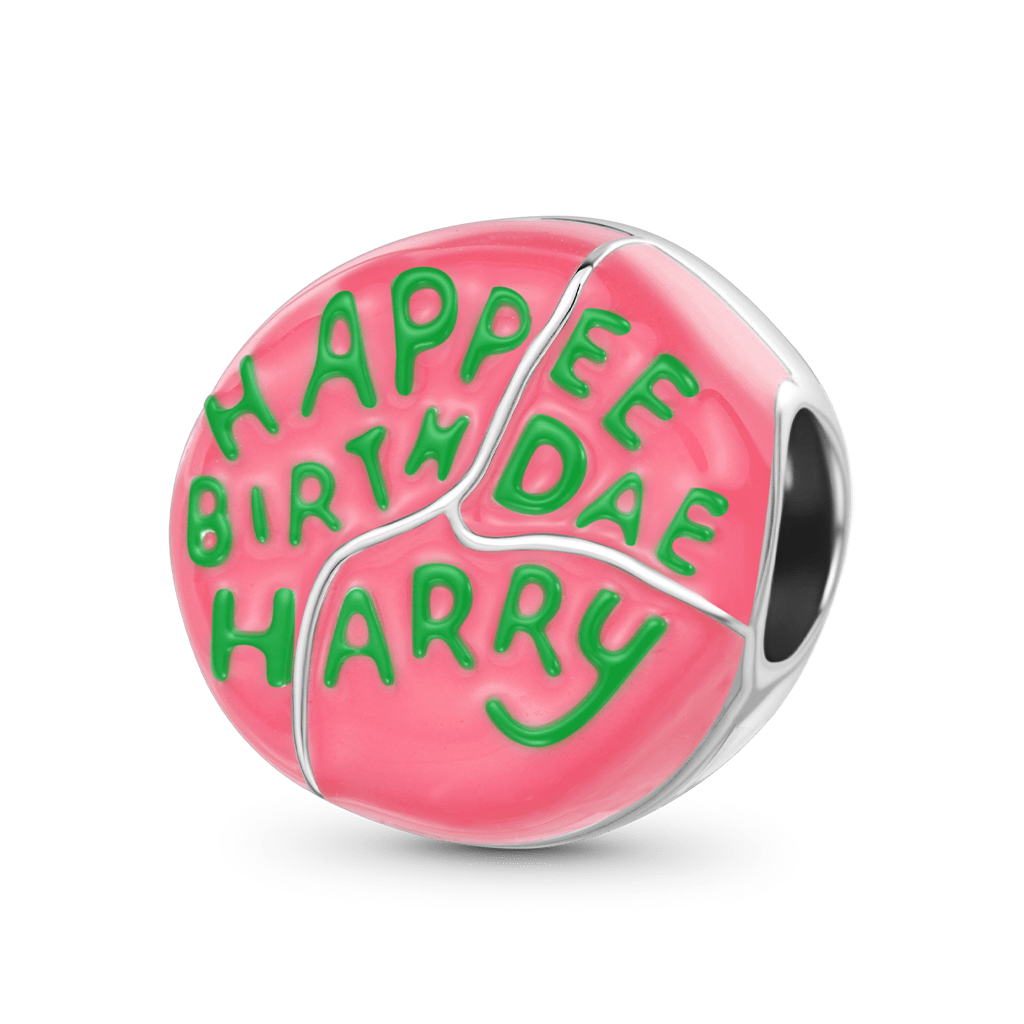 Hagrid Birthday Cake Engravable Charm image number 0