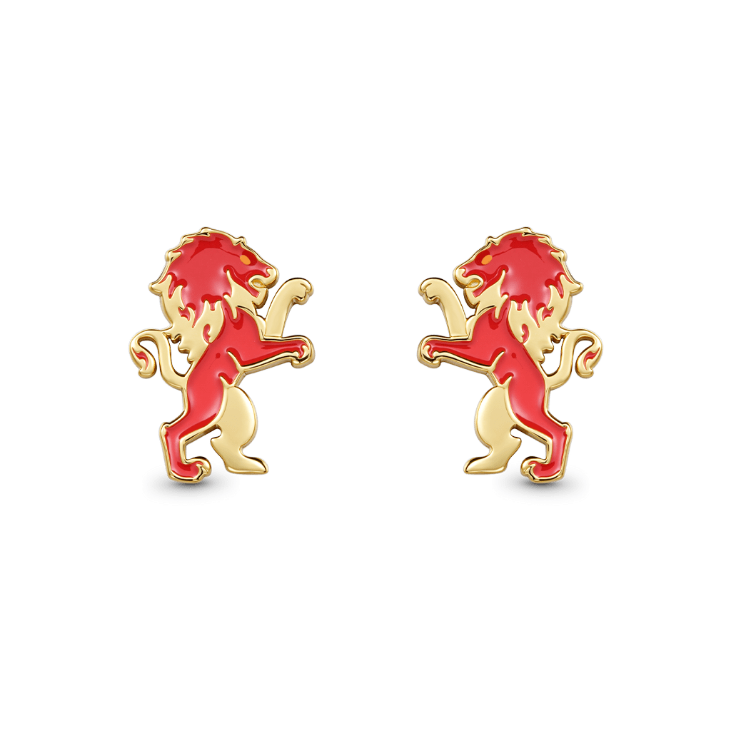 Gryffindor Lion Stud Earrings image number 0