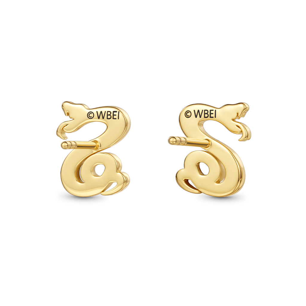 Slytherin Snake Stud Earrings image number 3