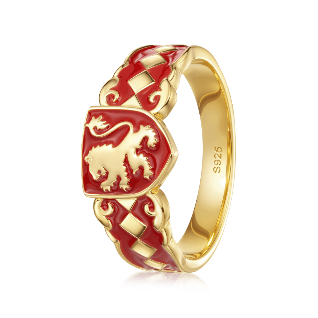 Gryffindor Lion Band Ring image number 3