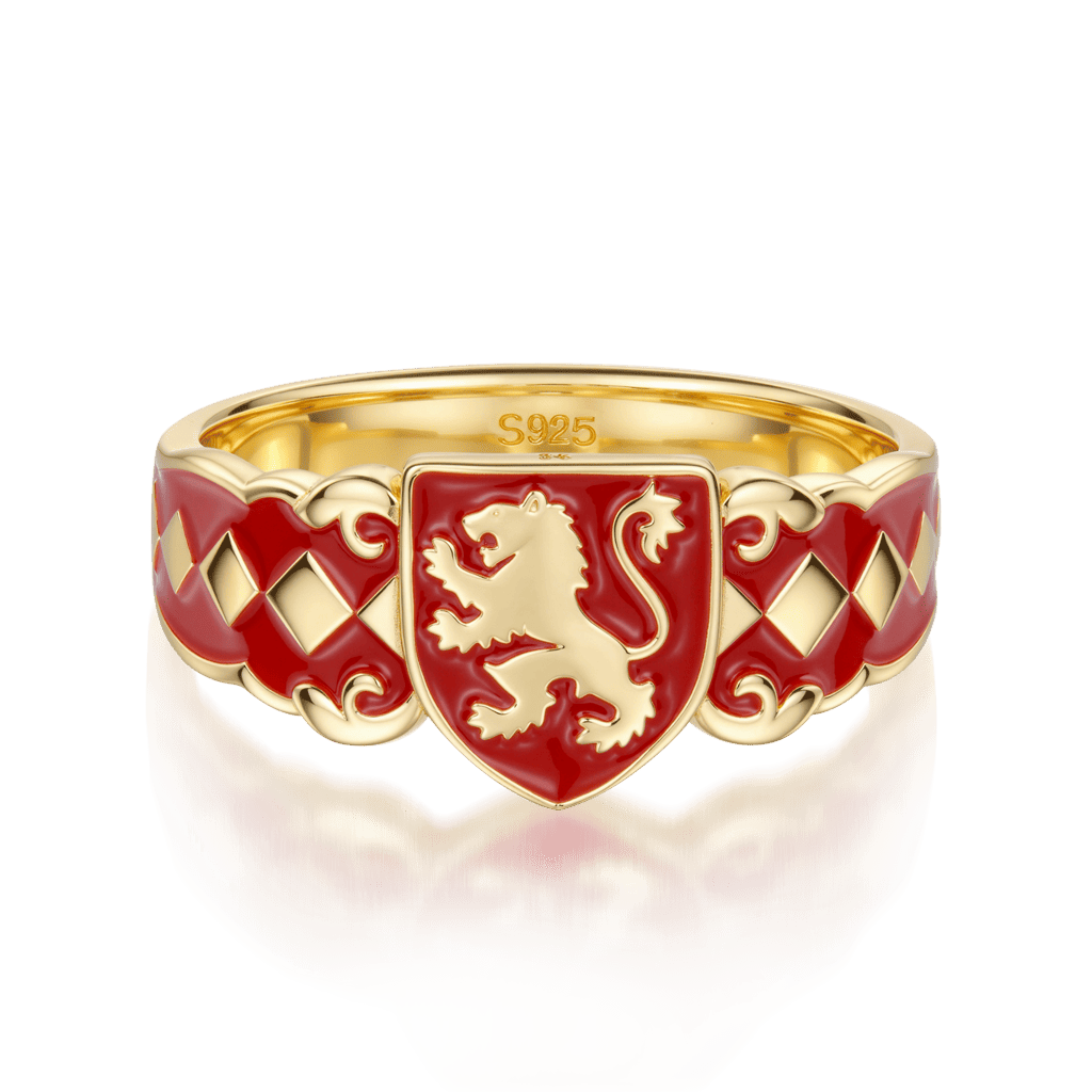 Gryffindor Lion Band Ring image number 0