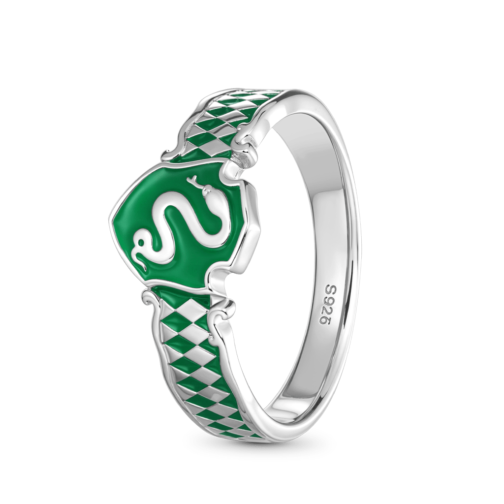 Slytherin Snake Band Ring image number 3