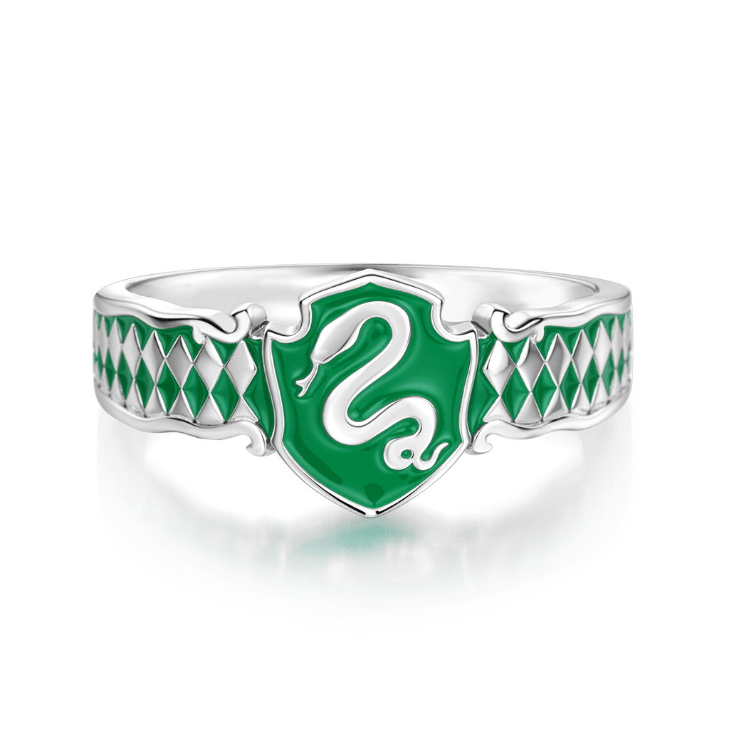 Slytherin Snake Band Ring image number 0