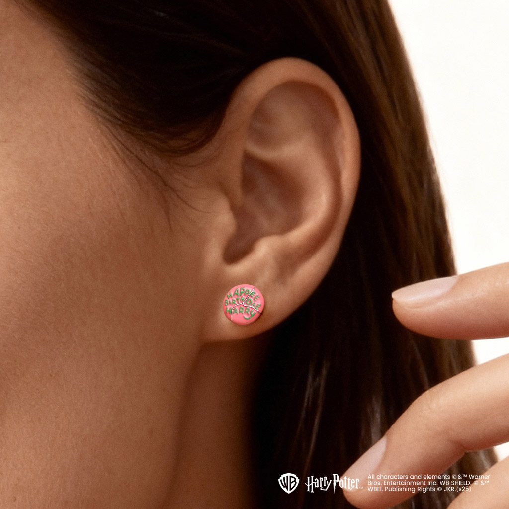 Hagrid Birthday Cake Stud Earrings image number 1