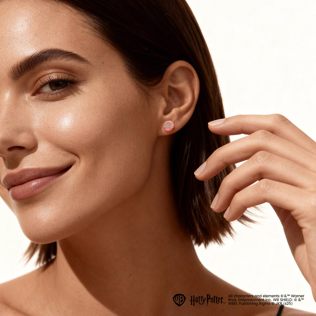 Hagrid Birthday Cake Stud Earrings image number 3