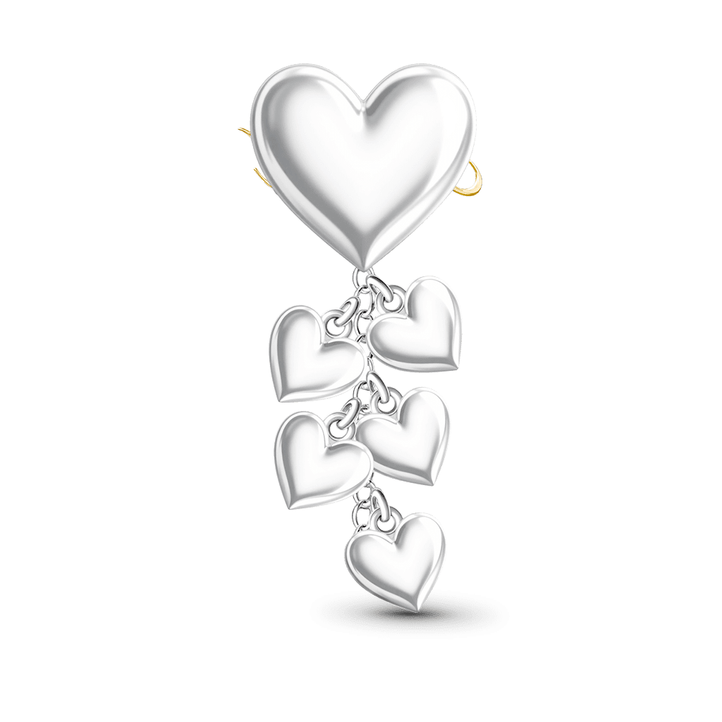 Customized Birthday Stones and Initial Charm image number 5