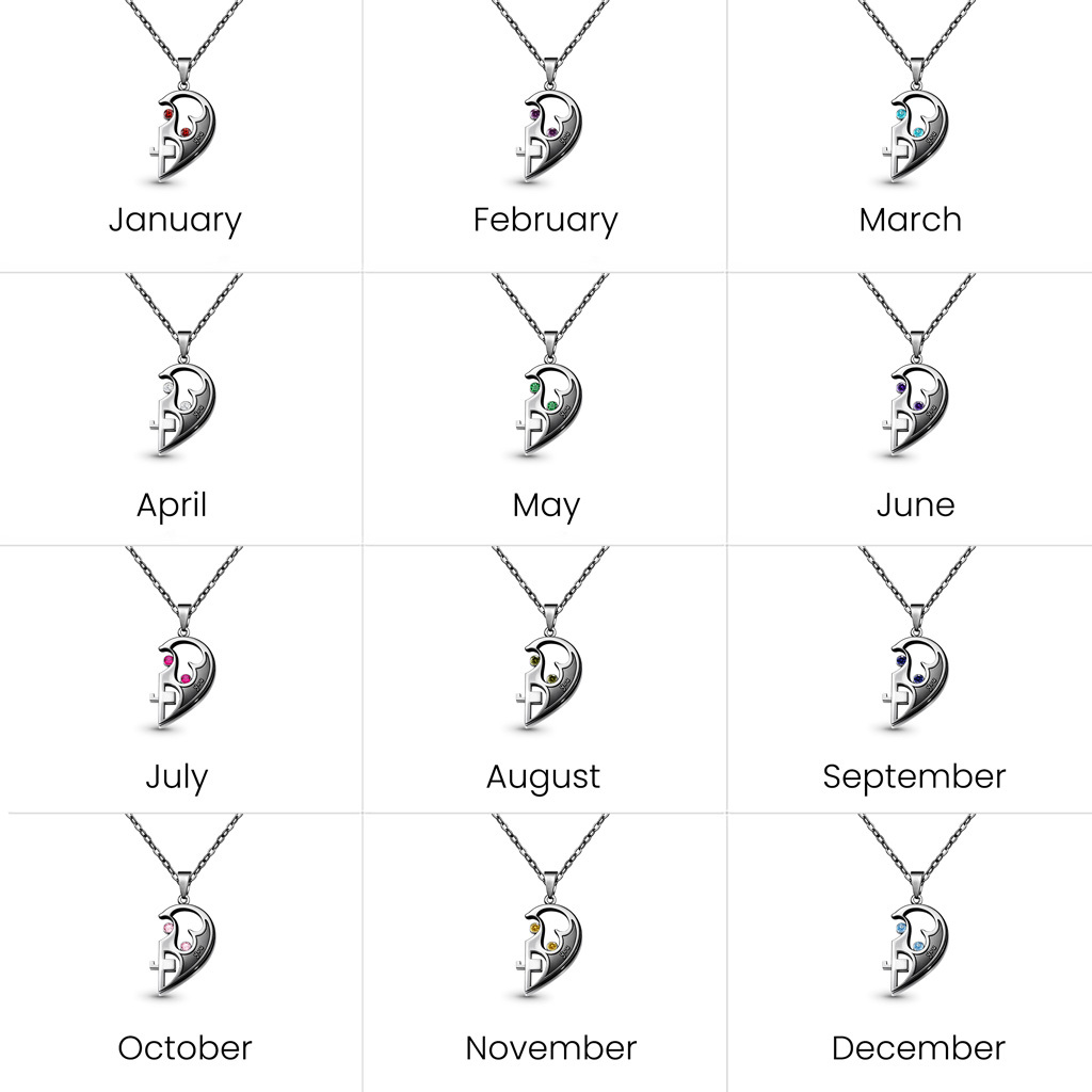 Customized Couple Necklaces image number 5