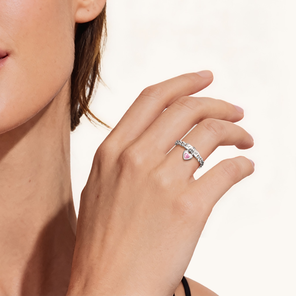 Customized Birthstone Ring image number 1