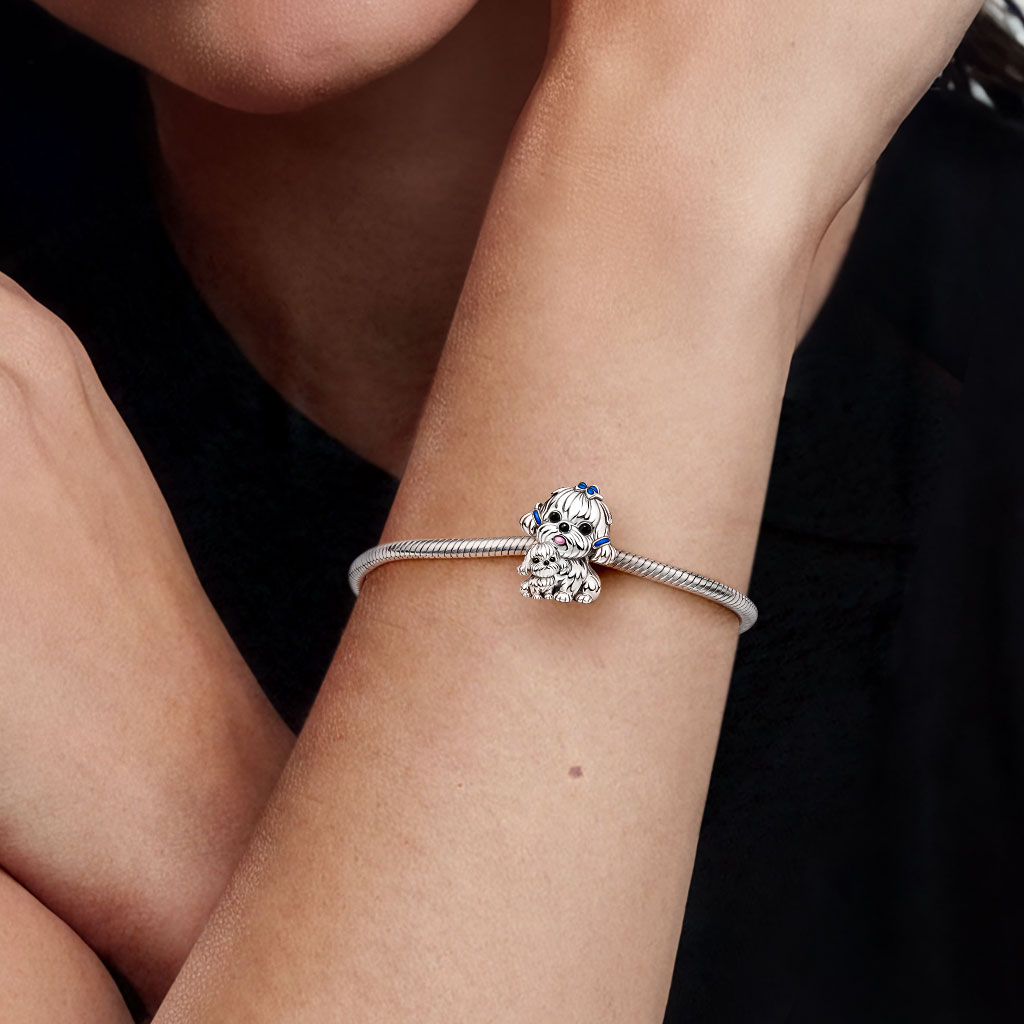 Maltese Dog Charm image number 1