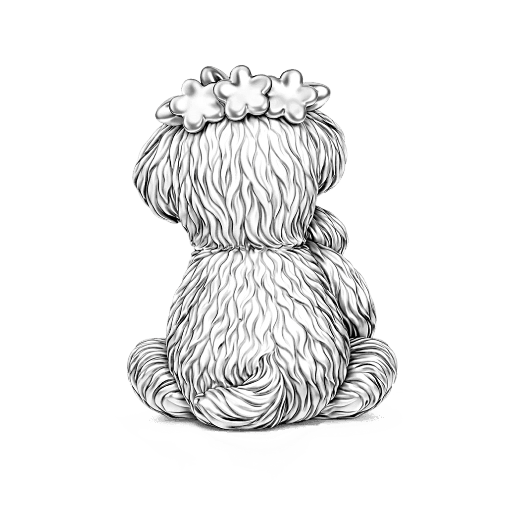 Dog Embraces Baby Charm image number 4