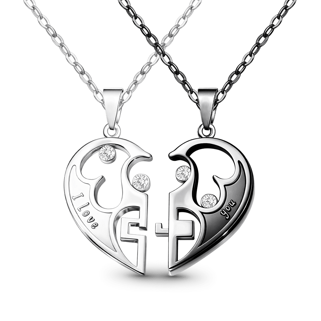 Heart Birthstone Necklace image number 1