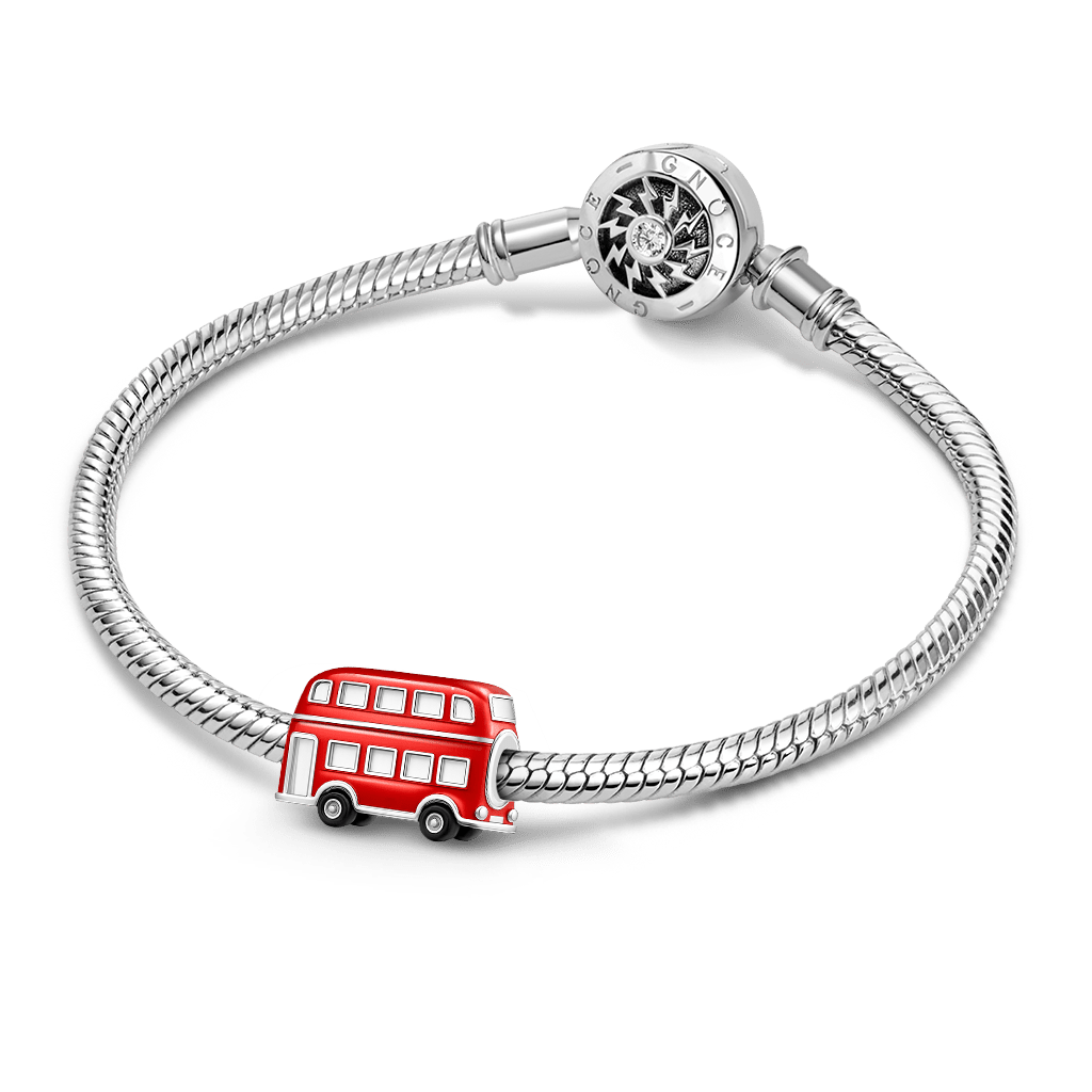 Red Double-Decker Bus Charm image number 2