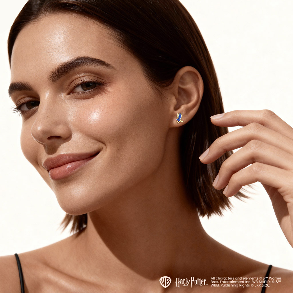 Ravenclaw Eagle Stud Earrings image number 2