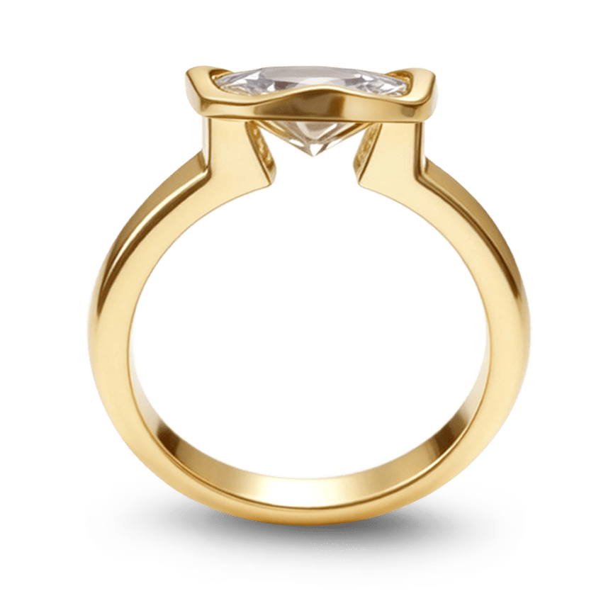 Oval Cut Engagement Ring image number 4