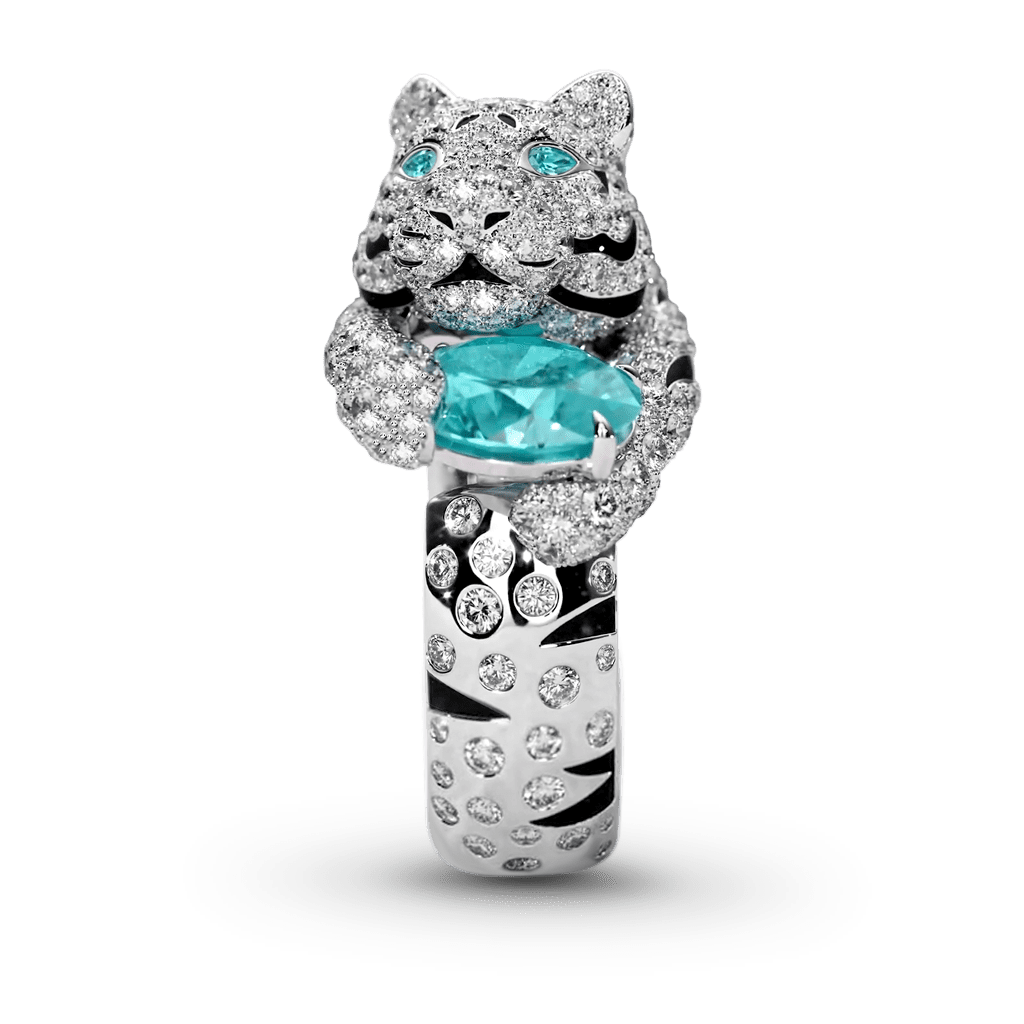 Tiger Moissanite Ring image number 1