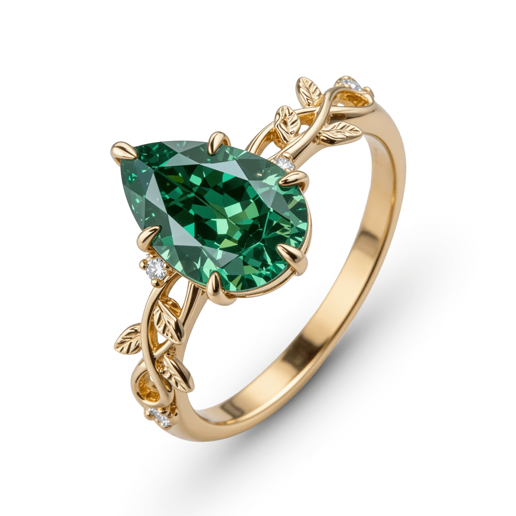 Branch Pear-Cut Ring image number 3