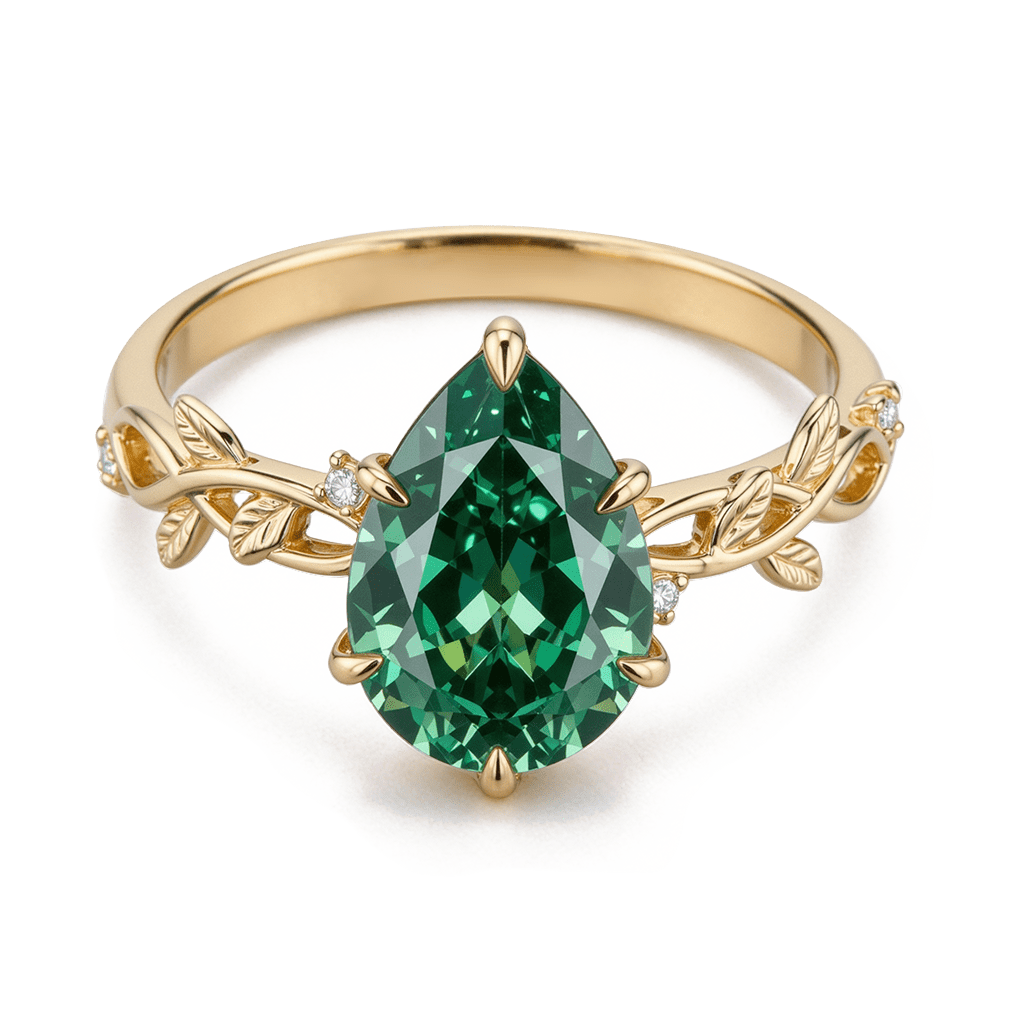 Branch Pear-Cut Ring image number 0